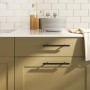 Tiradores para armarios 20 uds acero inoxidable negro 128 mm by , Cabinet knobs and handles - Ref: Foro24-3203605, Price: 23,...