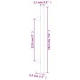 Tiradores para armarios 20 uds acero inoxidable negro 128 mm by , Cabinet knobs and handles - Ref: Foro24-3203605, Price: 23,...