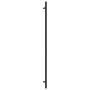 Tiradores para armarios 10 uds acero inoxidable negro 480 mm