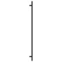 Tiradores para armarios 10 uds acero inoxidable negro 480 mm