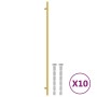 Schrankgriffe 10 Stück aus goldfarbenem Edelstahl 480 mm von , Schrankknöpfe und Griffe - Ref: Foro24-3203626, Preis: 57,09 €...