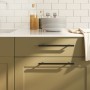 Tiradores para armarios 20 uds acero inoxidable negro 192 mm by , Cabinet knobs and handles - Ref: Foro24-3203607, Price: 22,...