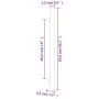 Tiradores para armarios 20 uds acero inoxidable negro 192 mm by , Cabinet knobs and handles - Ref: Foro24-3203607, Price: 24,...