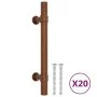 Tiradores para armarios 20 uds acero inoxidable bronce 96 mm by , Cabinet knobs and handles - Ref: Foro24-3203700, Price: 47,...