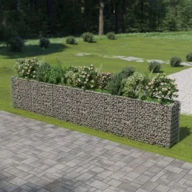 Gabionenbett aus Stahl 540x50x100 cm von vidaXL, Töpfe und Pflanzgefäße - Ref: Foro24-143566, Preis: 243,00 €, Rabatt: %