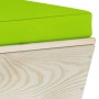 Sofá de palets de jardín 3 plazas con cojines madera de abeto by vidaXL, Garden sets - Ref: Foro24-3063407, Price: 246,72 €, ...