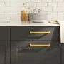 Griffe für Schränke 20 Stück Edelstahl goldfarben 192 mm von , Schrankknöpfe und Griffe - Ref: Foro24-3203647, Preis: 46,67 €...