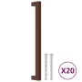 Tiradores para armarios 20 uds acero inoxidable bronce 224 mm by , Cabinet knobs and handles - Ref: Foro24-3203664, Price: 70...