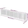 Arriate de gaviones de acero 540x50x100 cm de vidaXL, Maceteros y jardineras - Ref: Foro24-143566, Precio: 242,79 €, Descuent...