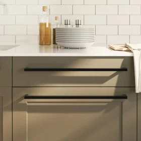 Tiradores para armarios 20 uds acero inoxidable negro 480 mm by , Cabinet knobs and handles - Ref: Foro24-3203658, Price: 115...