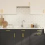 Tiradores para armarios 20 uds acero inoxidable dorado 128 mm by , Cabinet knobs and handles - Ref: Foro24-3203645, Price: 38...