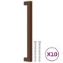Schrankgriffe 10 Stück Edelstahl Bronze 192 mm von , Schrankknöpfe und Griffe - Ref: Foro24-3203679, Preis: 32,90 €, Rabatt: %