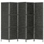 Biombo divisor 5 paneles jacinto de agua negro 193x160 cm de vidaXL, Divisores de ambientes - Ref: Foro24-247352, Precio: 134...