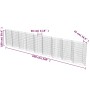 Muro de gaviones de acero 630x30x100 cm de vidaXL, Paneles de vallas - Ref: Foro24-143573, Precio: 247,90 €, Descuento: %