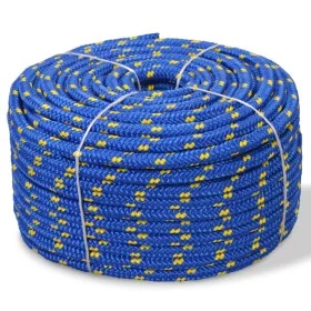 Polypropylene marine rope 10 mm 250 m blue by vidaXL, Ropes and metal cords - Ref: Foro24-143826, Price: 85,28 €, Discount: %