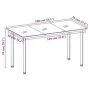Nachttisch mit LED-Leuchten, geräucherte Eiche, 40 x 39 x 37 cm von , Nachttische - Ref: Foro24-836806, Preis: 46,45 €, Rabat...