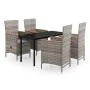 Nachttisch mit LED-Leuchten, geräucherte Eiche, 40 x 39 x 37 cm von , Nachttische - Ref: Foro24-836806, Preis: 46,45 €, Rabat...