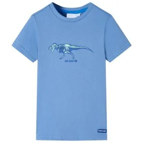 Mittelblaues Kinder-T-Shirt 104 von , Kinder-T-Shirts - Ref: Foro24-11740, Preis: 8,19 €, Rabatt: %