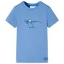 Camiseta infantil azul medio 104 de , Camisetas para niños - Ref: Foro24-11740, Precio: 8,19 €, Descuento: %