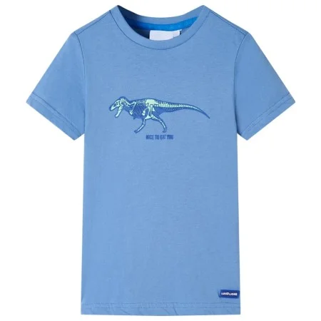 Mittelblaues Kinder-T-Shirt 128 von , Kinder-T-Shirts - Ref: Foro24-11742, Preis: 8,19 €, Rabatt: %