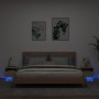 Nachttische mit LED-Leuchten 2 Stück Sonoma Eiche 40x39x37 cm von , Nachttische - Ref: Foro24-836803, Preis: 71,29 €, Rabatt: %