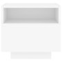 Nachttisch mit weißen LED-Leuchten 40x39x37 cm von , Nachttische - Ref: Foro24-836798, Preis: 50,06 €, Rabatt: %