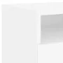 Mesita de noche con luces LED blanco 40x39x37 cm de , Mesitas de noche - Ref: Foro24-836798, Precio: 51,81 €, Descuento: %