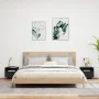 Mesitas de noche con luces LED 2 unidades negro 40x39x37 cm de , Mesitas de noche - Ref: Foro24-836801, Precio: 85,21 €, Desc...