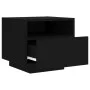 Mesitas de noche con luces LED 2 unidades negro 40x39x37 cm de , Mesitas de noche - Ref: Foro24-836801, Precio: 85,21 €, Desc...