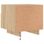 Nachttische mit LED-Leuchten 2 Stück Sonoma Eiche 40x39x37 cm von , Nachttische - Ref: Foro24-836803, Preis: 71,29 €, Rabatt: %