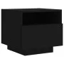 Nachttische mit LED-Leuchten 2 Einheiten schwarz 40x39x37 cm von , Nachttische - Ref: Foro24-836801, Preis: 85,21 €, Rabatt: %