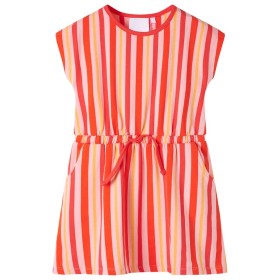 Kinderkleid mit rosa und roter Kordel 116 von , Kinderkleider - Ref: Foro24-11356, Preis: 11,40 €, Rabatt: %