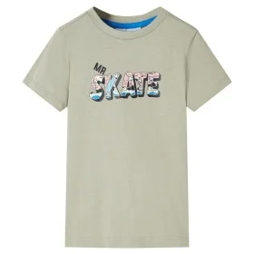 Helles Khaki Kinder T-Shirt 140 von , Kinder-T-Shirts - Ref: Foro24-12568, Preis: 7,93 €, Rabatt: %