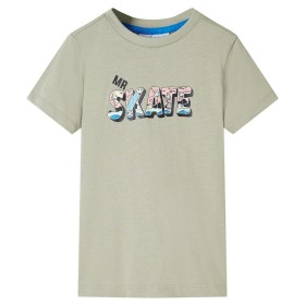 Light khaki children's t-shirt size 140 by , Kids T-shirts - Ref: Foro24-12568, Price: 8,00 €, Discount: %