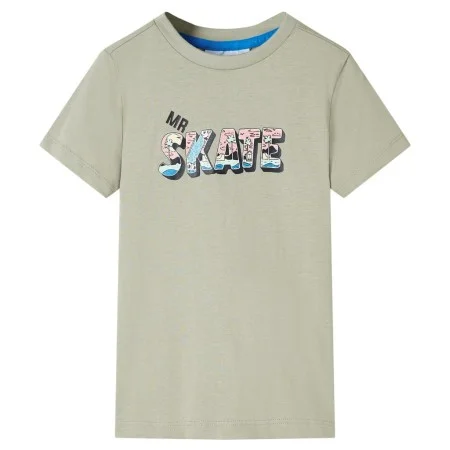Camiseta infantil caqui claro 140 de , Camisetas para niños - Ref: Foro24-12568, Precio: 7,93 €, Descuento: %