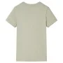 Camiseta infantil caqui claro 140 de , Camisetas para niños - Ref: Foro24-12568, Precio: 7,93 €, Descuento: %