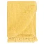 Manta de algodón amarillo mostaza 160x210 cm de vidaXL, Mantas - Ref: Foro24-133762, Precio: 37,04 €, Descuento: %