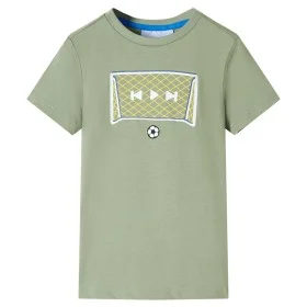 Kinder T-Shirt in hellem Khaki, Größe 128. von , Kinder-T-Shirts - Ref: Foro24-12422, Preis: 7,99 €, Rabatt: %
