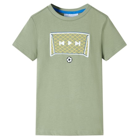 Camiseta infantil caqui claro 128 by , Kids T-shirts - Ref: Foro24-12422, Price: 8,07 €, Discount: %