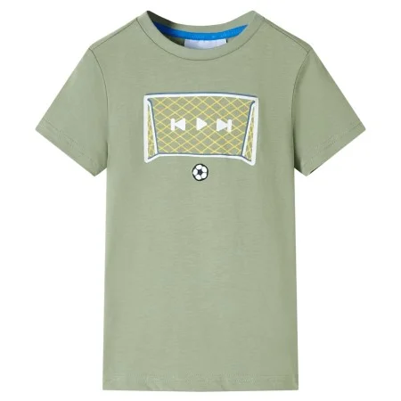Kinder T-Shirt in hellem Khaki, Größe 128. von , Kinder-T-Shirts - Ref: Foro24-12422, Preis: 7,99 €, Rabatt: %