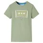 Kinder T-Shirt in hellem Khaki, Größe 128. von , Kinder-T-Shirts - Ref: Foro24-12422, Preis: 7,99 €, Rabatt: %
