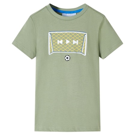 Camiseta infantil caqui claro 104 de , Camisetas para niños - Ref: Foro24-12420, Precio: 8,07 €, Descuento: %