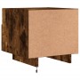 Mesitas de noche con luces LED 2 uds roble ahumado 40x39x37 cm de , Mesitas de noche - Ref: Foro24-836807, Precio: 58,94 €, D...