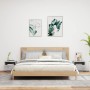 Mesitas de noche con luces LED 2 uds gris hormigón 40x39x37 cm de , Mesitas de noche - Ref: Foro24-836805, Precio: 75,87 €, D...
