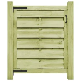 Gartentür aus grün imprägniertem Kiefernholz, 100 x 100 cm von vidaXL, Gartentore - Ref: Foro24-45309, Preis: 47,23 €, Rabatt: %