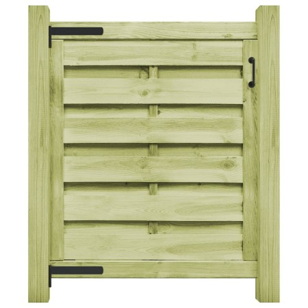 Gartentür aus grün imprägniertem Kiefernholz, 100 x 100 cm von vidaXL, Gartentore - Ref: Foro24-45309, Preis: 48,06 €, Rabatt: %