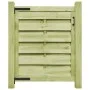 Green impregnated pine wood garden door 100x100 cm by vidaXL, garden gates - Ref: Foro24-45309, Price: 48,06 €, Discount: %