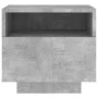Mesitas de noche con luces LED 2 uds gris hormigón 40x39x37 cm by , Nightstands - Ref: Foro24-836805, Price: 79,17 €, Discoun...