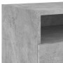 Nachttische mit LED-Lichtern, 2 Stück, Betongrau, 40x39x37 cm. von , Nachttische - Ref: Foro24-836805, Preis: 75,87 €, Rabatt: %