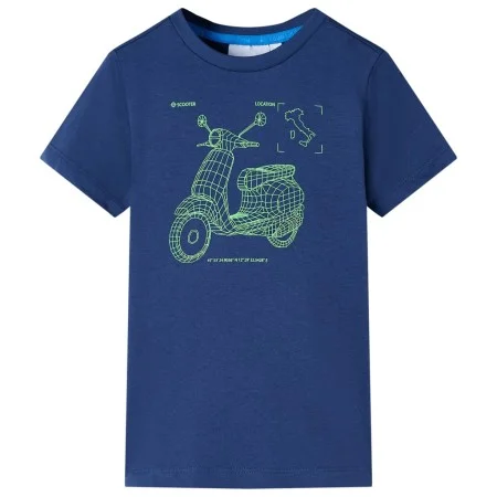 Camiseta infantil azul oscuro 104 by , Kids T-shirts - Ref: Foro24-11655, Price: 7,93 €, Discount: %